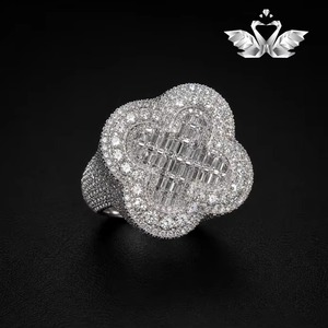 Anillo de Diamante Moissanite Estilo Hip Hop Más Vendido, Piedra Auténtica, Plata de Ley 925, Joyería de Regalo Premium Disponible a un Precio Accesible - Product Image 5