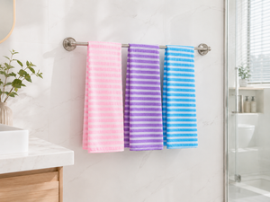 Pinkrabbit J5002 Toallas de Baño de Alta Calidad, No Tejidas, Exfoliantes Corporales, Doble Color, Antibacterianas, Duraderas, para Ducha - Product Image 5