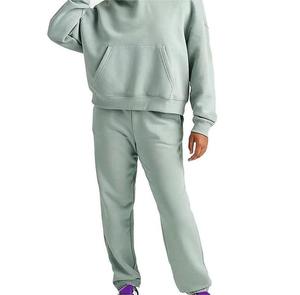 Survêtement pour femmes, tissu doux au toucher, deux pièces, coupe flexible, respirant, conçu pour l'entraînement, la salle de sport, l'échauffement, la course à pied et l'usage quotidien - Product Image 1