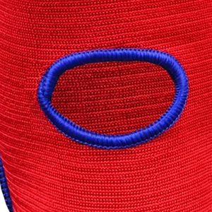Genouillères de boxe bicolores rouge et bleu, rembourrées en éponge, pour la protection des jambes en MMA, Kickboxing et Muay Thai - Product Image 6