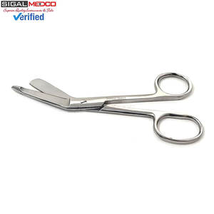 Juego de 3 Tijeras Lister para Vendajes, 3.5, 5.5 y 7.25 Pulgadas, de Acero Inoxidable, Manuales, para Trauma y Enfermería, con Certificación CE - Product Image 6