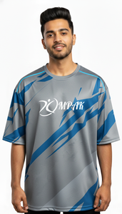 เสื้อยืดโอเวอร์ไซส์เทรนดี้สำหรับผู้ชาย สไตล์ลำลอง สตรีทแวร์ ทรงปกติ ผลิตจากโพลีเอสเตอร์/คอตตอน ระบายอากาศได้ดี เป็นมิตรต่อสิ่งแวดล้อม - Product Image 3