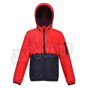 Veste coupe-vent de qualité supérieure pour hommes, manteau de sport léger résistant à la pluie avec capuche - Product Image 1