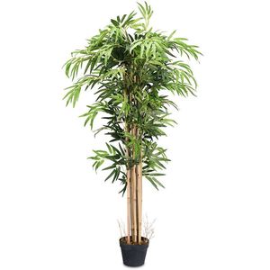 Albero di Bambù Artificiale in Seta di 1,5 Metri per Interni ed Esterni, Vaso Decorativo di Alta Qualità - Product Image 1