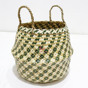 Artex Dong Thap Factory Vietnam Panier de rangement fait main en feuille de palmier pour la cuisine et la décoration intérieure - Product Image 1