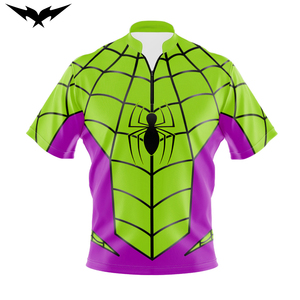 High Quality <b>Bowling</b> Shirts Wholesale Custom Logo Short Sleeve Teamwear Jerseys Vintage Unisex Sublimated 1/4 Zipper - Product Image 3
