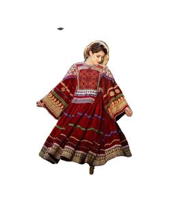 Afghan Kuchi <b>Dresses</b> Tribal Ethnic Vintage Kuchi <b>Dress</b>, Afghan/Pakistan Kuchi Party Traditional Vibrant Colors <b>Dresses</b> - Product Image 1