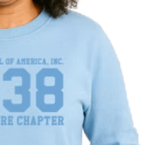 เสื้อสเวตเชิ้ตลายกราฟิกสีฟ้าสำหรับผู้หญิง รุ่นปี 1938 แขนยาว สวมใส่สบายๆ สไตล์สตรีทแวร์ เหมาะสำหรับทุกวัน เสื้อผ้าไลฟ์สไตล์ที่ใส่สบาย - Product Image 2
