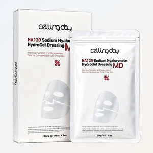 Mascarilla de hidrogel coreana K-Beauty CellingDay HA120 con hialuronato de sodio, apósito de hidrogel hecho en Corea para rostro facial. - Product Image 3