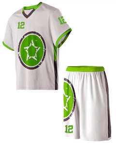 ชุดลาครอสแบบกำหนดเอง ชุดกีฬาทีม เสื้อและกางเกงลาครอส พิมพ์ลายแบบซับลิเมชั่น แบบกลับด้านได้ - Product Image 3