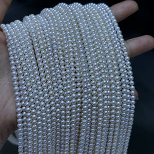 Collar de Perlas Naturales de 9-10 mm al por Mayor del Fabricante, Azul Eléctrico con Ligeras Imperfecciones, Caja de Regalo Incluida - Product Image 2