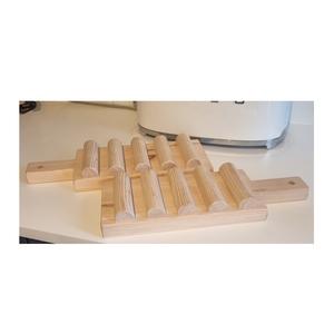 Support de présentation de tacos en bois haut de gamme à 12 cavités, présentoir à tacos en bois, plateau de service pour restaurant haut de gamme, distributeur de tortillas en gros - Product Image 6