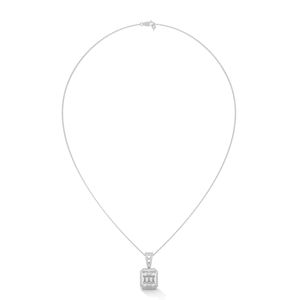 Colgante de plata de lujo con diamantes cultivados en laboratorio, diseñado para coleccionistas de joyas, uso diario y ocasiones especiales. - Product Image 3