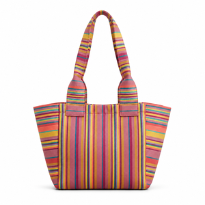Custom Recycled <b>Nylon</b> Fabric <b>Tote</b> Bag Colorful Candy Pattern Waterproof Open Eco Friendly Reusable All Seasons Shopping Shoulder - Product Image 1