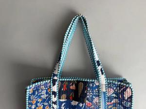 Sac fourre-tout en coton bohème à rayures, poignée souple, fermeture éclair, antivol, capacité 20-35L, usage quotidien, unisexe, cadeau - Product Image 4