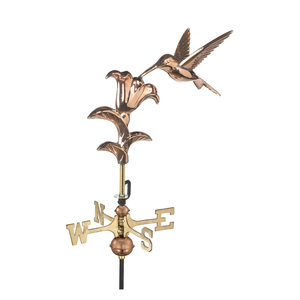 Iron Bird Weather Vane with Compass Directions Outdoor Garden Ornament Traditional Style Polished Finish Vintage Animal Shape - Product Image 3