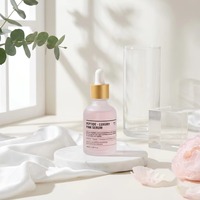 Sérum Rose à la Vitamine B12, Sérum Coréen aux Peptides, Sérum Raffermissant et Affinant les Pores, Sérum au Cuivre Peptidique Anti-Rides pour le Visage
