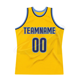 Camiseta de Baloncesto Personalizada Amarilla Sublimada, Unisex, de Malla Transpirable, 100% Poliéster, con Impresión de Nombre y Número del Equipo - Product Image 2