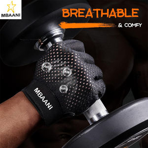 Ultra respirant pour la musculation pour hommes et femmes, fitness, entraînement, suspension, levée de poids avec protection complète de la paume - Product Image 5