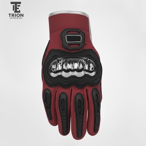 High Quality PU Leather Full <b>Finger</b> Racing Gloves Unisex Motorbike Cycling <b>Bike</b> Sport Riding Customizable Motorcycle Gloves Men - Product Image 2