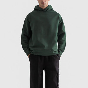 Sweat à capuche unisexe en polyester respirant, couleur unie, coupe oversize, séchage rapide, anti-humidité, personnalisable avec logo, vente en gros - Product Image 5