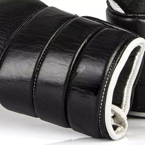 Guantes de Boxeo Profesionales Hechos a Medida, Cuero Genuino, Cierre de Gancho y Bucle, Diseño de Logotipo Personalizado para Entrenamiento de Kick Boxing - Product Image 6