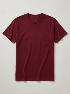 T-shirt uni en coton épais 100 % pour homme, col rond, manches courtes, coupe oversize, personnalisable avec logo, vente en gros - Product Image 4