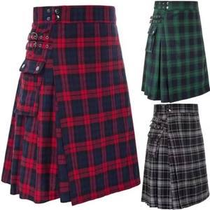 Eoin Winston Sports Scottish Tartan 13oz 16oz 5 Yard 8 Yard Acrylic Utility Cargo Denim Hybrid <b>rainbow</b> Kilts Unisex <b>Maker</b> - Product Image 2