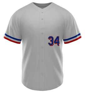 Camiseta de Béisbol Personalizada con Botones, Uniforme de Equipo Masculino, Transpirable, de Secado Rápido, Sublimada, OEM ODM - Product Image 2