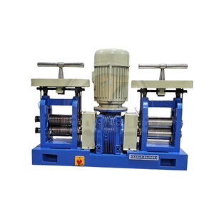 เครื่องรีดโลหะแบบตั้งโต๊ะ Eagle Double Head สแตนเลส ขนาด 127 มม. สำหรับงานหล่อเครื่องประดับช่างทอง - Product Image 1