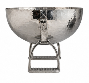 Seau à glace isotherme en métal de qualité supérieure en forme de mors de cheval, refroidisseur de bouteilles équestre, article de bar de table, support de service pour fêtes, maison et restaurant, 5L - Product Image 2