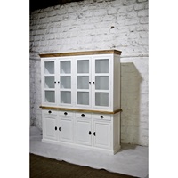 Buffet rustique de style campagnard, meuble de rangement moderne de style industriel européen en bois massif, multi-usages pour salon et cuisine