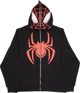 Sudadera con Capucha Completa con Cremallera para Hombre, Diseño Gráfico de Venom y Spider-Man, Sudadera con Capucha de Moda para Hombre - Product Image 1