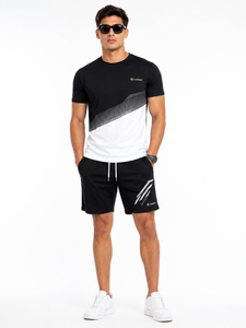 Ensembles de vêtements de sport personnalisés unisexes avec logo, ensembles d'été, vêtements en deux pièces, t-shirt en coton, ensembles de shorts - Product Image 1
