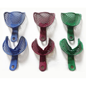 Plateaux d'empreinte dentaire antérieurs en acier allemand de qualité supérieure, instruments orthopédiques, instruments dentaires, source d'alimentation manuelle, instrument OEM - Product Image 1