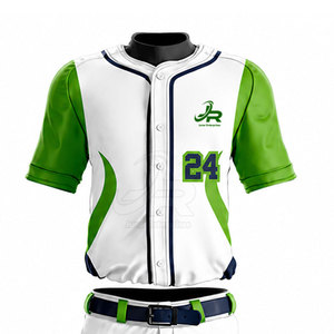Vêtements de sport, uniforme de baseball le plus vendu, tissu respirant à séchage rapide, coupe ajustée, uniforme de baseball pour adultes - Product Image 5