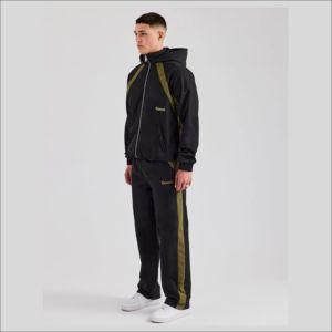 Ensemble de survêtement décontracté pour homme : veste zippée et pantalon, deux pièces, idéal pour la gym, vente en gros, fournisseur de tenues de jogging - Product Image 4