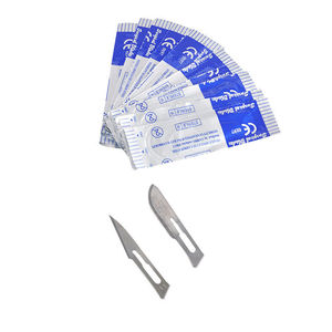 Scalpel chirurgical manuel jetable avec manche en plastique et lame en acier inoxydable de haute qualité par Surgiright Instrument - Product Image 4