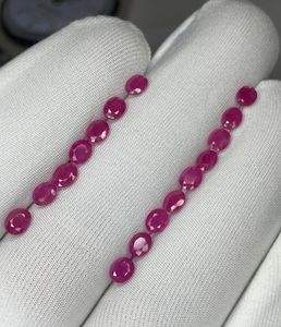 พลอยทับทิมสีชมพูธรรมชาติทรงรีสำหรับทำเครื่องประดับ ขนาด 3.50x4.50 มม. - Product Image 4