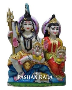 Estatuillas de mármol hecho a mano, Shiv Pariar - Product Image 2