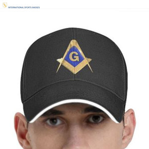 Diseña Tu Propio Logotipo, Gorras Masónicas Personalizadas Más Vendidas, Gorras de 5 Paneles con Bordado 3D de Primera Calidad, Tela Común de Alta Calidad - Product Image 3