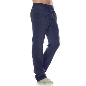 men's pants High Quality Luxury Men Casual Wear <b>Trousers</b> / Customized Men <b>Trousers</b> <b>With</b> Elastic Waist and Side <b>Pockets</b> for Sale - Product Image 3