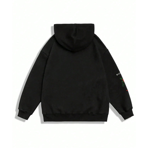 Sweat à capuche zippé brodé sur mesure pour hommes et femmes, tissu premium, coupe moderne, marque privée, fournisseur en gros - Product Image 3