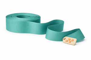 Cinta de Grosgrain de Primera Calidad de 38 mm, Color Verde Azulado, Texturizada, 100% Poliéster, Resistente a la Contracción, de Neelkamal Industries, para Prendas y Manualidades - Product Image 2