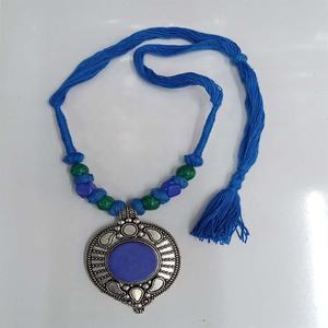 GC-NK-168สร้อยคอจี้ทองเหลืองลูกปัดเทอร์ควอยซ์สำหรับผู้หญิงของขวัญวันครบรอบปีของผู้หญิง - Product Image 2