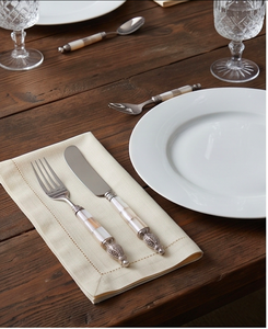 Ensemble de couverts élégants avec manches en nacre, couverts en acier inoxydable pour mariage, vaisselle de table - Product Image 4
