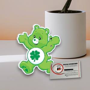 แผ่นอะคริลิคคุณภาพสูงสีเขียวลายหมีสี่แฉกพร้อมรูปหัวใจอเนกประสงค์ เป็นมิตรกับสิ่งแวดล้อม นำกลับมาใช้ใหม่ได้ สำหรับต่อขนตา แบรนด์ส่วนตัว - Product Image 3