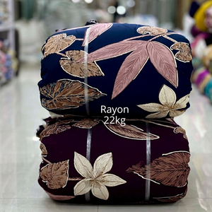 ผ้าเรยอนพิมพ์ลายแบบแห้งเร็ว น้ำหนักเบา เหมาะสำหรับเสื้อผ้า เบลเซอร์ สูท ชุดเดรส ผู้หญิง มีสินค้าพร้อมส่ง - Product Image 1