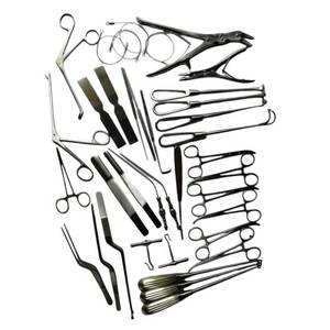 Ensemble d'instruments de craniotomie neurochirurgicale orthopédique, 40 pièces, en acier inoxydable, kit d'outils chirurgicaux pour la chirurgie cérébrale et osseuse - Product Image 4