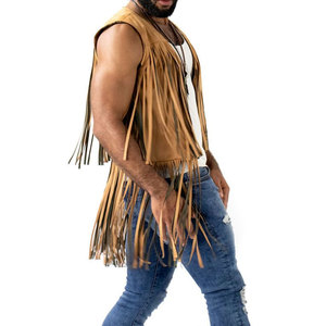 Chaleco de Traje de Cuero de Ante para Hombre, Estilo Vaquero Occidental, Casual, de Alta Calidad, Hecho a Medida, Nuevo Estilo 2026 - Product Image 5